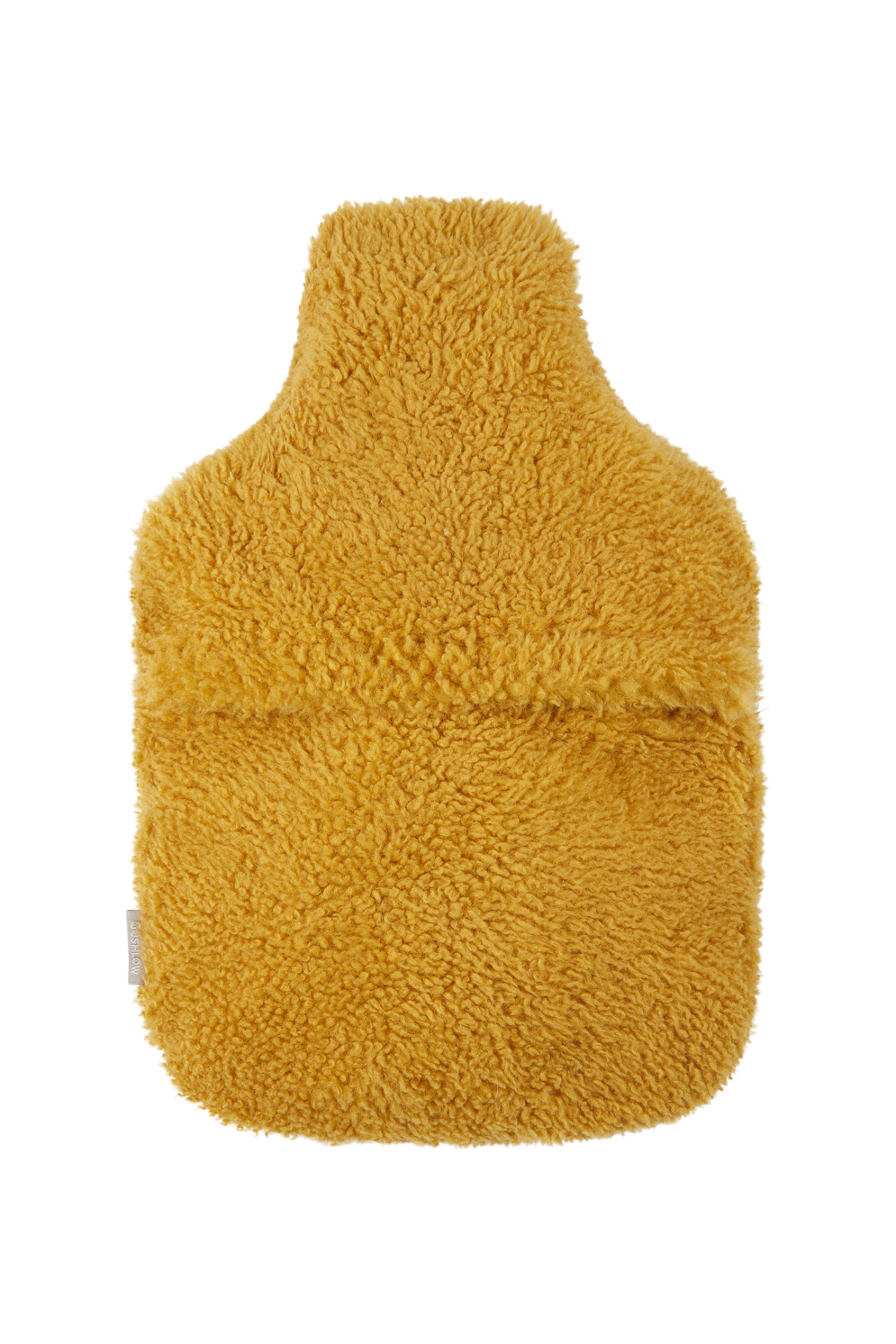 Yellow Shearling Hot Water Bottle Cover | Homeware | Gushlow & Cole - back