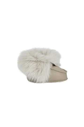 White Sheepskin Baby Boots | Kids | Gushlow & Cole - cut out side