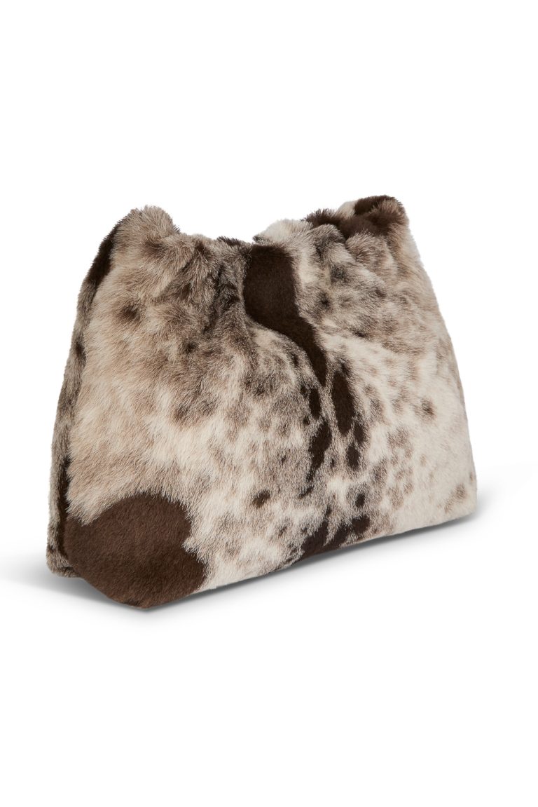 Pintos Soft Shearling Clutch Bag | Womens | Gushlow & Cole - cut out side