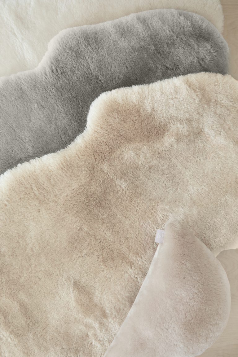 Taupe Sheepskin Baby Rug | Kids | Gushlow & Cole - rugs and cushion